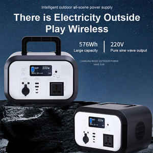 Portable Power Station Generator 600WH with 200W Foldable Solar Solar Powered MPPT Controller for Outdoor Use - Product Image 3