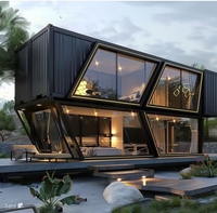 Maison modulaire en conteneur, installation rapide, étanche, aménagement personnalisé pour bureau de chantier portable, bâtiment de travail temporaire