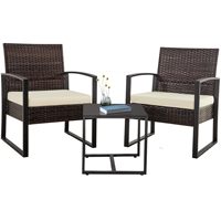Canapé double en rotin moderne, imperméable, résistant aux intempéries, pour l'extérieur, chaise longue en velours, chaise de plage, chaise de jardin empilable