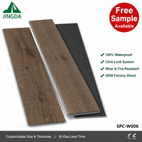 Revêtement de sol PVC vinyle SPC de qualité export, 4mm-6mm, résistant à l'usure, système de pose rapide par clic, pour escaliers et rénovation de maison
