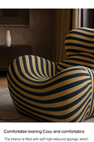 Sillón de Esponja de Compresión Completa, Estilo Abrazo de Mamá, Sofá Individual, Silla de Ocio, Diseño Nórdico, Inflable, Tejido Compuesto Curvo