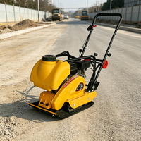 Compacteur à plaque vibrante de petite taille certifié CE, force de 15KN, pour le compactage du béton et du sol