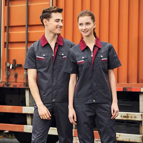 Summer Work Clothes Short Sleeve Shirt Workshop Labor Insurance Uniform Jacket Engineering Clothing Thin Money