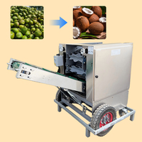 Décortiqueuse de noix de coco / Machine à défibrer la noix de coco / Machine à décortiquer la noix de coco / Machine à peler la noix de coco automatique / Éliminateur de coque de noix de coco