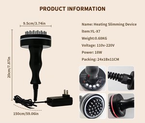 Kırmızı Işıklı Elektrikli Isıtmalı EMS Sırt Masaj Aleti, 2 Hızlı Titreşim, 5 Seviyeli Isıtma ve Boyun/Omuz ve Bacaklar için Mikro Akım Özellikli - Product Image 2