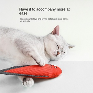 Haute qualité dent molaire menthe <span class=keywords><strong>poisson</strong></span> toile chat jouets pour animaux de compagnie <span class=keywords><strong>poisson</strong></span> - Product Image 4