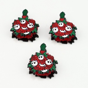 Cuentas de fantasía de calabaza fantasma de dibujos animados de Halloween, pulsera Diy, accesorios de joyería, cuentas espaciadoras sueltas - Product Image 3