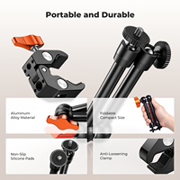 Kit de fixation pliable K&F Concept TQ51 9,8 pouces avec support magnétique pour téléphone