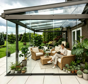 Pergola bioclimatique en aluminium motorisée, pergola extérieure en aluminium, pergola rétractable, auvent imperméable, abri solaire - Product Image 2