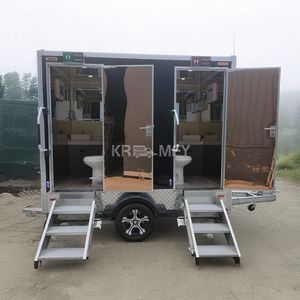 Baño Portátil Temporal Prefabricado para Obras de Construcción 2025, Bloque de Baño Individual con Cabinas de Ducha - Product Image 6