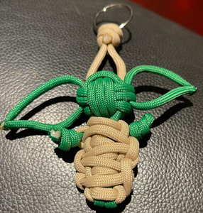 Bébé <span class=keywords><strong>Yoda</strong></span> lanière corde <span class=keywords><strong>porte</strong></span>-clés 550 tressé Paracord tissé Animal corps Kit voiture <span class=keywords><strong>porte</strong></span>-clés pour sac à dos fermeture éclair <span class=keywords><strong>porte</strong></span>-clés - Product Image 3