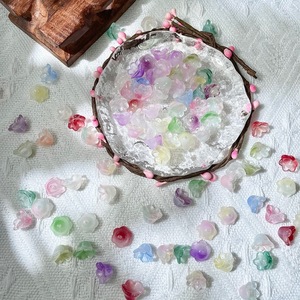Manik-manik Kaca Grosir 50pcs/kantong Manik-manik Kaca Berwarna Imitasi Convallaria untuk Pembuatan Perhiasan Gelang DIY Pasokan Grosir - Product Image 5