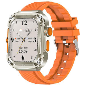 Mens Womens akıllı Bluetooth saat çağrı NFC IP67 Fitness Tracker OLED çalar saat kare uyumlu <span class=keywords><strong>Android</strong></span> <span class=keywords><strong>iOS</strong></span> manyetik - Product Image 2