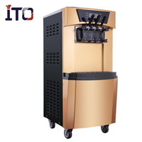 Machine à crème glacée en plastique, cuisine alimentaire, Type professionnel, pour yaourt, glaces, service instantané