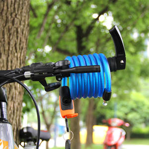 Câble de verrouillage de vélo en acier 1,2 m 1,5 m 1,8 m Antivol Durable Universel Accessoire pour VTT et vélo de route - Product Image 2