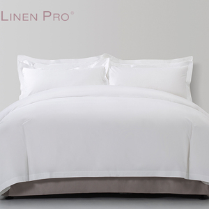 Ensembles de couette en Satin de luxe pour hôtel, 6 pièces, drap de lit avec couette, housse de couette en velours de haute qualité, ensemble de literie 100% coton - Product Image 2