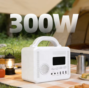 RUNCK Estación Portátil LiFePO4 de 12.8V con Inversor de Onda Pura, Carga Solar MPPT, Control Remoto y Audio Bluetooth para el Hogar - Product Image 4