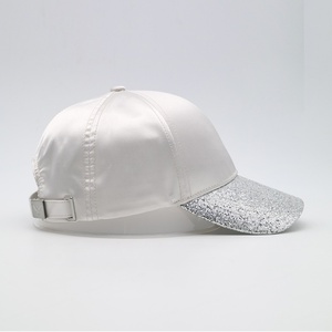 Gorras de béisbol de poliéster de 6 paneles, gorra de béisbol deportiva con letras bordadas de alta calidad para mujer - Product Image 6