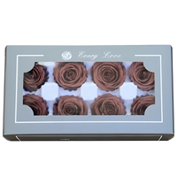 Rose éternelle 4-5 cm, vente chaude 2026, têtes de roses, boîtes cadeaux personnalisables en gros pour la Fête des Mères, décoration intérieure