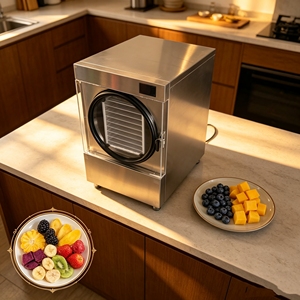 Equipo de Secado por Congelación de Escritorio para Uso Doméstico, Deshidratador de Alimentos Compacto de 20 kg/h, Unidad de Secado Multiusos - Product Image 1