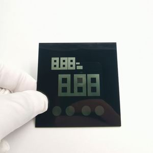 Bảng điều khiển kính đen hun khói 3mm siêu mỏng với các biểu tượng ẩn cho ánh sáng phòng ngủ khách sạn hiện đại và công tắc cảm ứng vô hình - Product Image 4