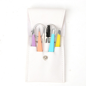 6 <span class=keywords><strong>pinzas</strong></span> <span class=keywords><strong>para</strong></span> cejas <span class=keywords><strong>para</strong></span> mujer con estuche de cuero pu Kit de aseo <span class=keywords><strong>para</strong></span> cejas - Product Image 5