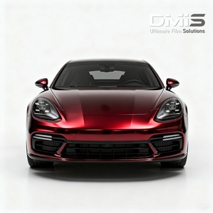 Phim dán xe ô tô giả vân carbon màu đỏ máu kim loại lỏng - Product Image 4