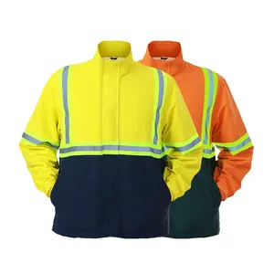 High Visibility Safety Workwear Uniform Hi Vis Security Jackets Working Overall industrial Clothing for Wokers