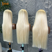 Perruques en cheveux humains blonds 613 en gros, avec pointes complètes SDD, pré-épilées, Lace Front 13x4 13x6, Perruques frontales HD Lace pour femmes