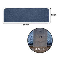 Protection Stair Treads Mat Non Slip Washable Machine Made PET Friendly Stair Rugs Indoor Staircase Runners for Wooden Steps