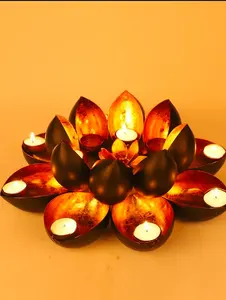 New Design High on Demand Home Lighting Lotus shape <b>Tea</b> <b>Light</b> <b>Candle</b> Holder for Home and Garden Decoration at Bulk Price - Product Image 3