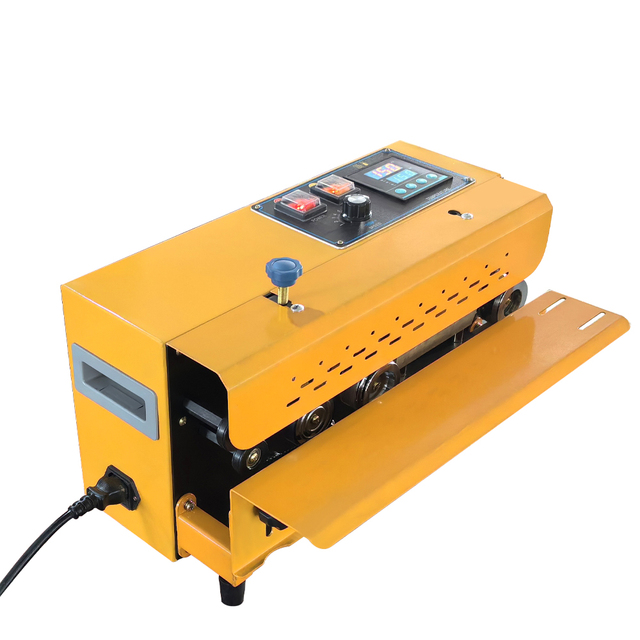 FR-545 Mini New Product Automatic Continuous Plastic Film Bag Heat Sealing Machine Pouch Bags Band Sealer