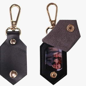 Portachiavi personalizzato in pelle con portachiavi in pelle personalizzato con portachiavi in pelle con foto regalo personalizzato per chi ami - Product Image 4