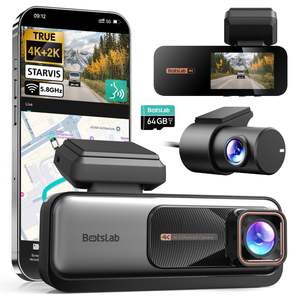กล้องติดรถยนต์ Botslab 4K แบบกระจกมองหลัง พร้อมหน้าจอสัมผัส ควบคุมผ่านแอพ รองรับการมองเห็นในเวลากลางคืน พร้อม G-Sensor และบันทึกแบบวนซ้ำ - Product Image 1