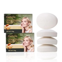 Savon au lait de karité 110g, savon en barre unisexe, huiles essentielles, nettoyage doux du corps, lavage des mains, aux herbes
