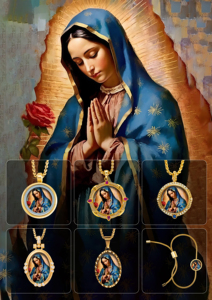 Dijes de la Virgen de Guadalupe al por mayor, accesorios de moda para manualidades, artículos católicos, fabricación de dijes de la Virgen de Guadalupe - Product Image 3