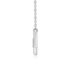Collier pendentif éclair en moissanite en argent sterling 925 minimaliste, testé au diamant, pour un usage quotidien décontracté - Product Image 5