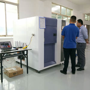 Équipement de <span class=keywords><strong>test</strong></span> de température à <span class=keywords><strong>impact</strong></span> froid et chaud haute précision à trois compartiments avec garantie d'un an et protection IP55 - Product Image 5