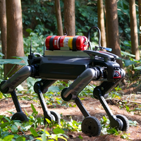 Robot chien quadrupède industriel pour l'inspection, la patrouille et les applications d'urgence XZ