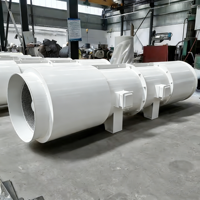 Ventilateur de tunnel SDF antidéflagrant, axial, électrique, OEM ODM, pour la construction de tunnels, grand volume d'air, forte puissance, 1200 mm