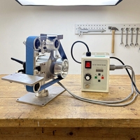 Mini ponceuse à bande verticale électrique personnalisable pour atelier, travail du bois et finition des métaux