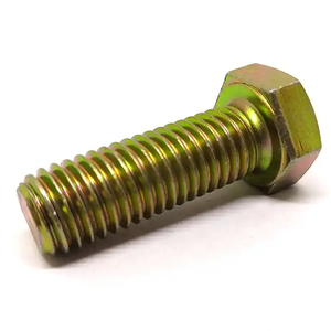 Tornillos de acero inoxidable M16 X 100 M10x125 316 Grado M38 M26 <span class=keywords><strong>Perno</strong></span> Hexagonal M8x2 M32 con acabado de zinc 5,8 Estándar DIN - Product Image 3