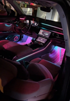 Kit d'éclairage d'ambiance dynamique et coloré ICarsin pour Audi A8 D5 2018-2026 - Bande lumineuse LED pour l'intérieur de la voiture - Accessoires de mise à niveau de l'éclairage