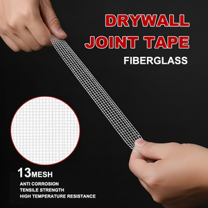 Ruban adhésif en fibre de verre pour joints de cloisons sèches, ruban de réparation de fissures murales résistant aux alcalis pour plaques de plâtre et plaques de gypse - Product Image 4