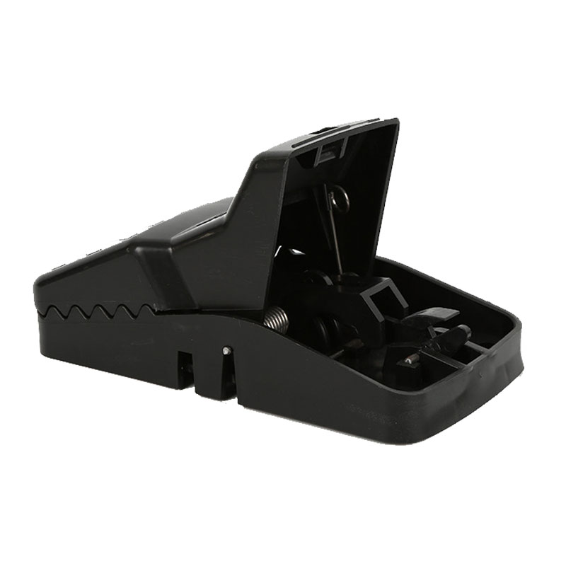 trampa para ratones de plástico negro