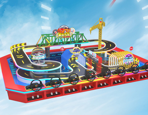 Máquina de Juego de Carreras de Mini Karts Especial para Niños, para Uso Comercial en Parques Infantiles Interiores, para 6/8/10 Personas - Product Image 3