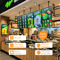 Pantalla LCD de Señalización Digital Interior de Diseño Modular de 1200 Nits con Software CMS para Centros Comerciales y Aeropuertos