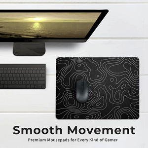 XVX alas Mouse game kaca topografi 410mm X 310mm, gaya seni permukaan keras peningkatan presisi & kecepatan - Product Image 5