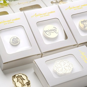 Coffret Cadeau Rectangulaire en Cuivre pour Tampons à Cire Personnalisés – Boîte de Rangement Décorative pour Bureau - Product Image 3