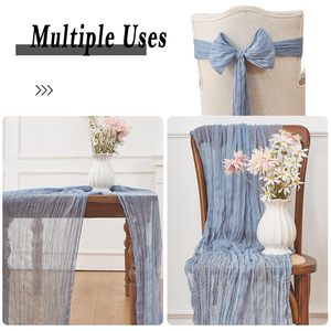 35 Zoll breite und 70 Zoll lange transparente Tischdecke im Landhausstil, geeignet für Familien feiern, Weihnachts hochzeiten - Product Image 6